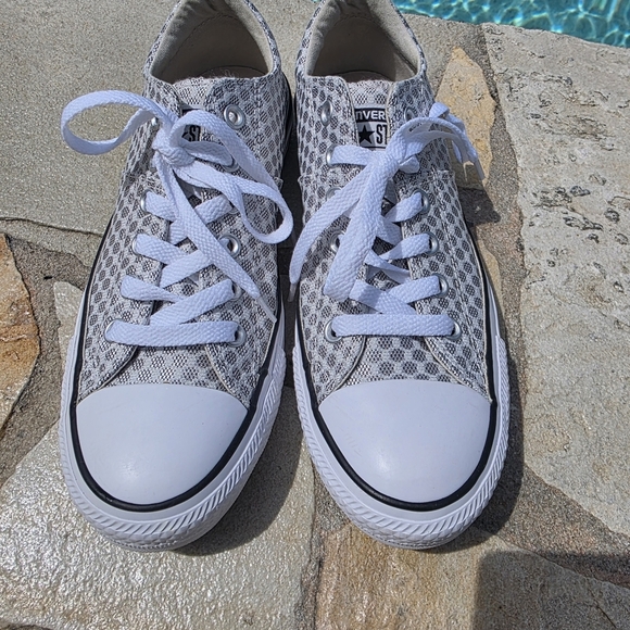 Converse Womens CTAS Gray And White Madison OX Sneakers Size 8 - Picture 5 of 10